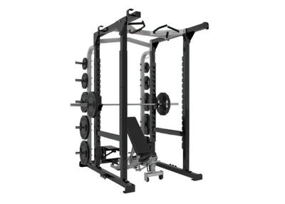 China Bodybuilding Commercial Multi Station Gym Equipment , Half Power Squat Rack Machine for sale