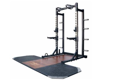 China Multi Functional Station Squat Rack With Weightlifting Platform for sale