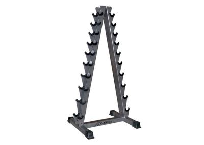 China Electrostatic Commercial Gym Equipment Vertical Dumbbell Stand Rack Set For 10 Pairs for sale