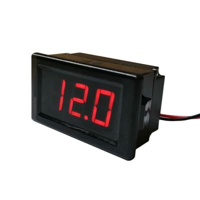 China Waterproof Volt Meter Voltage Monitor Hot Selling Digital Display Voltmeter With Two Wires 5-120V DC Voltmeter for sale