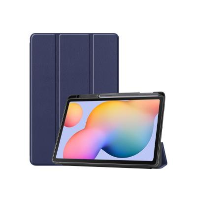 China Universal Samsung s6 lite Samsung s6 lite/P610/P615 Tablet case durable, shockproof and comfortable leather case with pencil holder for sale