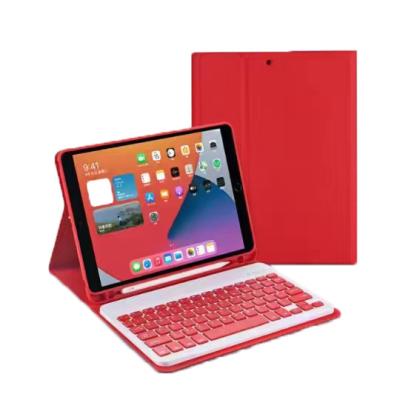 China iPad Air 10.5 Suitable For New iPad Air3 10.5/10.2 Tablet Leather Case With Keyboard And Pencil Holder Customizable Icon for sale