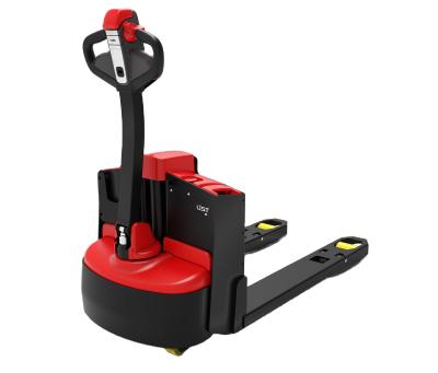 China Hotels 2ton Electric Pallet Truck With Capacity Lithium Battery Truck for sale