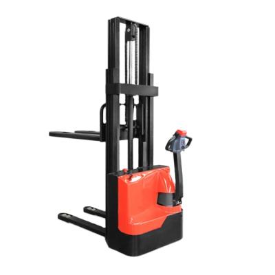 China Hotels Mini Electric Stacker 1.5ton Capacity Semi Stacker AC Powered For Warehouse for sale