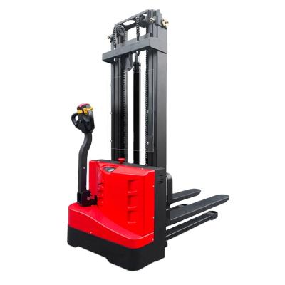 China Hotels Warehouse Mini Equipment 1000kg 2ton Electric Walkie Stacker Stacker for sale