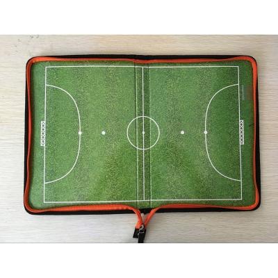 China Foldable Dry Erase Football Tactics Coach Board With Zipper Closure for sale