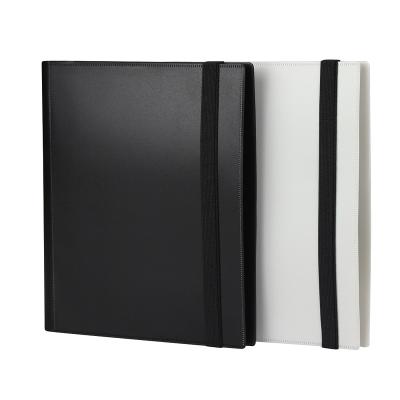 China Card Album PP Cover Rubber Band Closure Trading Card Sleeve Album for sale