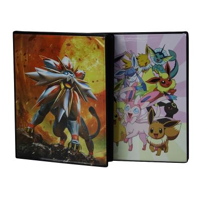 China 96 Cards Card Album PVC Coating Trading Card Pocket Holdable Full Color Printed Album for sale