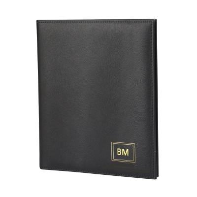 China Card Album Black PU Cover Trading Card Pocket Album for sale