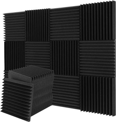 China Highly Efficient Sound Absorption BOSTOP Acoustic Foam Panels Fire Retardant Soundproofing Foam Noise Canceling Foam For Studios for sale