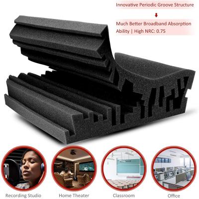 China New BOSTOP Style Acoustic Foam Muffler Groove Structure Sound Absorption Highly Effective Sound Absorption Broadband Periodic Board for sale