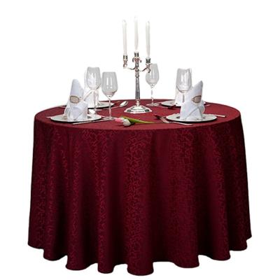 China Yantai tongli OEM ODM waterproof 100% polyester wedding linen table cloth round tablecloths tablecloths restaurant for party for sale