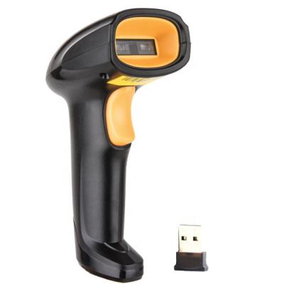 China Portable Wireless Barcode Scanner Laser Barcode Reader 1D 2D QR Handheld Barcode Reader for sale