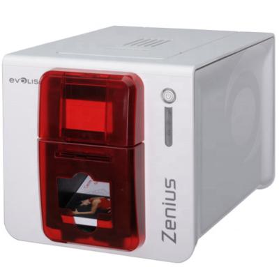 China Small And Exquisite Color Evolis Zenius Plastic PVC ID Single Sided Printer Card ID Printer for sale