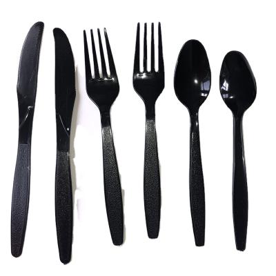 China Custom cheap plastic injection molds forks factory sales people spoon plastic hot disposable knife mold for sale