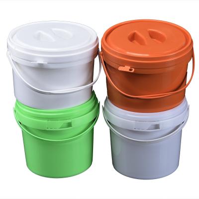 China Customized Plastic Bucket Mold Injection 1l/2l/3l/5l Paint Bucket Injection PP Bucket Mold for sale