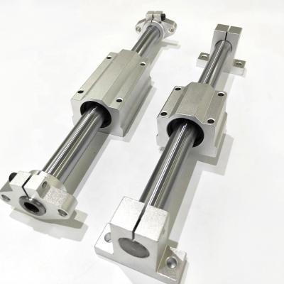 China Hotels SC/SCE/SK/SHF Aluminum Linear Rail End 42*14*32.8mm Linear Shaft Support for sale