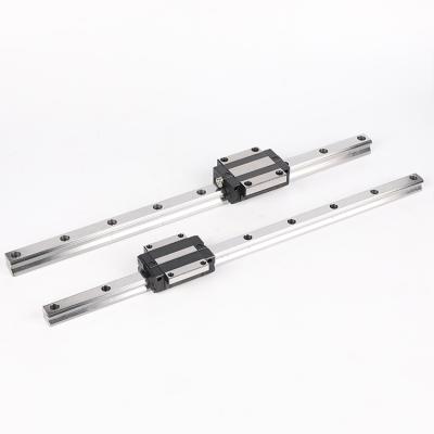 China Hotels High Precision Double Shaft Linear Roller Guide With Locking Linear Positioning Function Slider CNC for sale