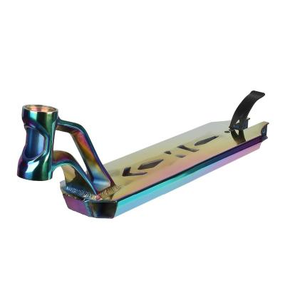 China 6061 Aluminum Oil Slick Pro Scooter Deck, pro scooter deck parts for sale