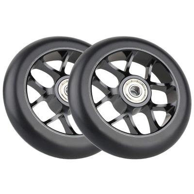 China High Rebound PU 88A Pro Scooter Parts 110mm Aluminum Al 6061 Core ABEC-9 Bearing Print Your Logo for sale