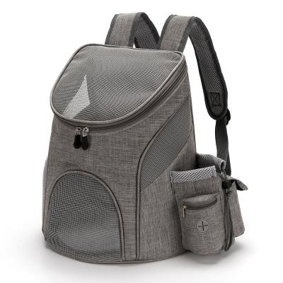 China New Pet Backpack Foldable Cat Backpack High Quality Outdoor Portable Breathable Cat Backpack for sale