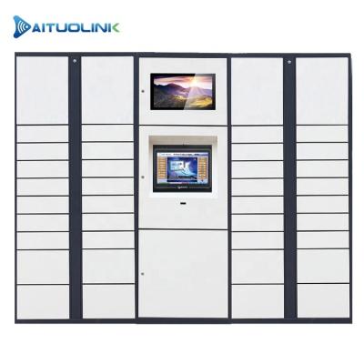 China Home/Office/Smart Building/Supermarket Parcel Locker OEM/ODM Intelligent Parcel Delivery Locker with Mobile App and LCD Screen for Office/Building/Supermarket for sale