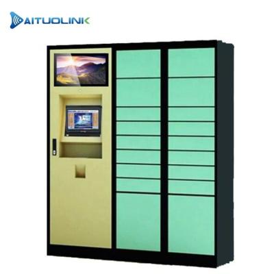 China Factory Price Concise Smart Parcel Locker For School/Office/Railway Station Area Stainless Steel Touch Screen Electronic Parcel Locker for sale