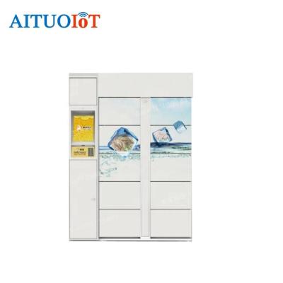 China Concise 24 Hours Self-Service Smart Refrigerated Intelligent Locker Fresh Food Locker With Cooling Function for sale