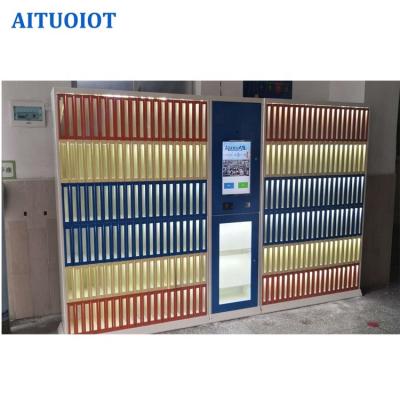 China 24 Hours Smart Self-Service Cold Rolled Steel Book Locker Electronic Book Cabinet With Touch Screen For School/University for sale