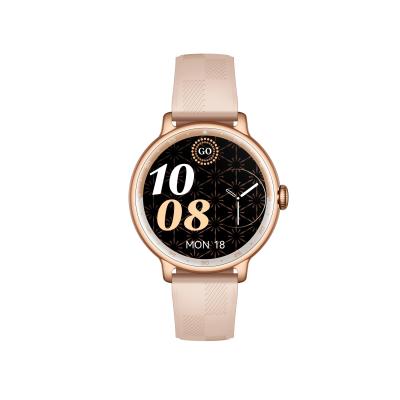 China Waterproof IP68 KW60C GPS Motion Track 1.19 Inch Round Screen Fashion Smartwatch for Women's Health and Sleep Monitoring for sale