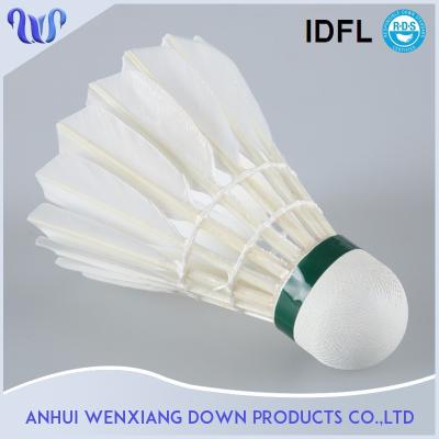 China Cork Anhui Factory High Quality Sandwich Badminton Shuttlecock Fighting Shuttlecock 01 Used Duck Feather White for sale