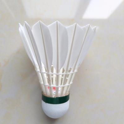 China Play most popular quality badminton goose feather shuttlecocks for sale