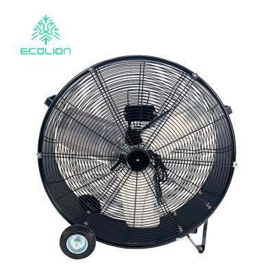 China Special Base Heavy Duty Commercial Industrial Drum Fan 20 Inch High Speed ​​Metal OEM Electric Commercial Floor Ventilation Portable Fan for sale