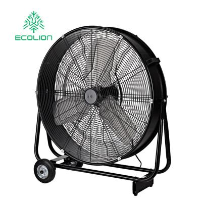 China Special base 30 inch high industrial speed drum fan with powerful 230W copper wire motor and aluminum blades for sale