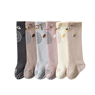 China Cotton Breathable Warm Children Cute Kids Knee Tube Socks Long High Knee Breathable Baby Girl Stocking Socks for sale