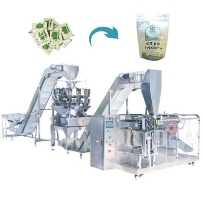 China Automatic Premade Doypack Food Pouch Bag Filling Packaging Food Packing Machine for sale