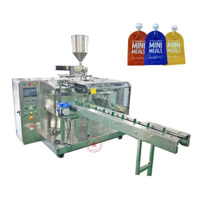 China Automatic Food Filling Machines Spouted Pouch Bag Paint Filling Machine for sale