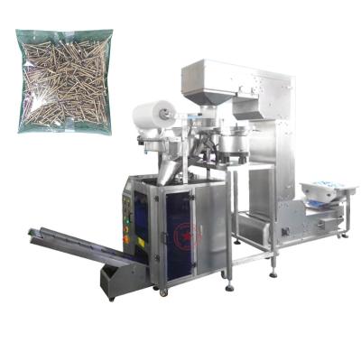 China Small Commodities Automatic Equipment Weigh Filler Weighing Packaging Machinery Gem Clip Paper Clip Filling Packing Machine for sale