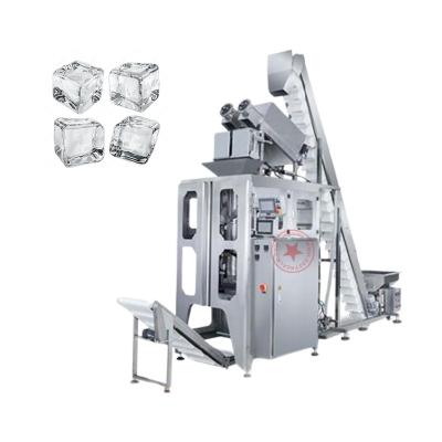 China Automatic Large Food 1kg 2kg 3kg 4kg 5kg Plastic Ice Cube Bag Packing Machine for sale