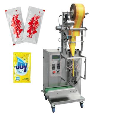 China Small Food Shampoo Sachet Packaging Machines Tomato Sauce Automatic Ketchup Sauce Mayonnaise Liquid Sachet Packing Machine Price for sale