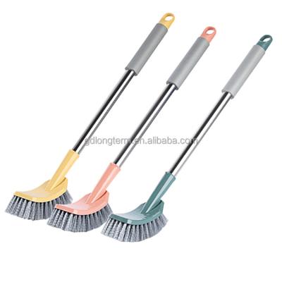 China Viable family multi-color three pack toilet brush long head soft rubber wall hanging toilet cleaning brush wholesale promotion for sale