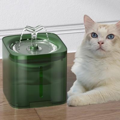 China Wholesale Viable W35 2L Water Fountain Pet Cat Feeder Fountain Automatic Drinking Water Dispenser For Cats Dogs for sale