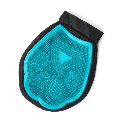 China Wholesale Reusable Pet Supplies Bath Bathing Cleaning Dog Cat Pet Grooming Glove Pet Hair Brush Tool Animals for sale