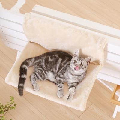 China A392 Wholesale Viable Creative Fluffy Pet Mat Cat Hammock Hanging Removable Washable Cat Cloth Material Bed For All Seasons for sale