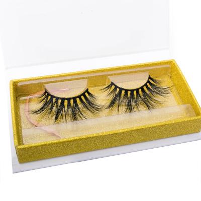 China Natural Soft Private Label Mink Strand Lashes Eyelashes Witness Lashes for sale