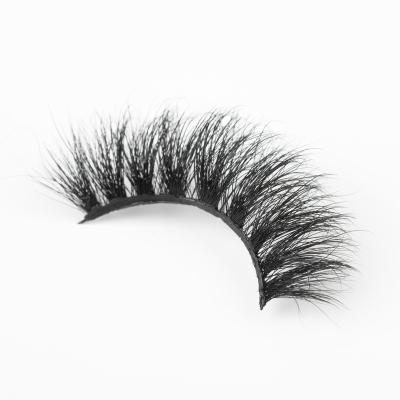 China Long 2019 Natural Hot Sale Mink Eyelashes Wholesale Custom Box 100% Mink Eyelash Own Brand Fluffy Mink Eyelash for sale