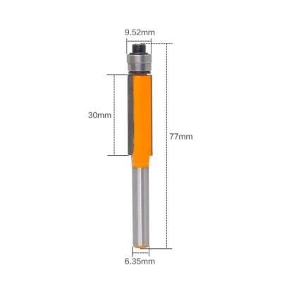 China L-N178 1pc Gauge Wood Trimming and Trimming Router - Flush Trim Bit - 1/4