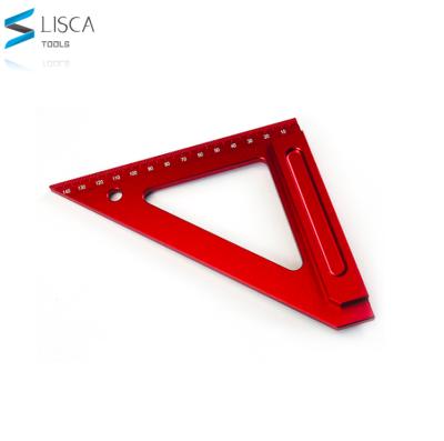 China Square Aluminum Woodworking Roofing Woodworking Ruler Triangle Woodworking Precision Measuring Tool L-HT33 for sale