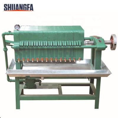 China food & Beverage Plant Small Filter Press , Simple Oil Filter Press for sale