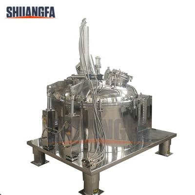 China Automatic Flat Type Scraper Bottom Discharge Centrifuge Machine In Chemical Industry Te koop